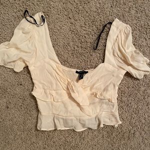 Cottage core Forever 21 Crop Top
